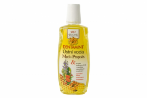 Bione Cosmetics Dentamint Ústní voda Med + Propolis 500 ml