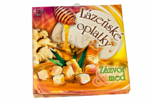 Lázeňské oplatky zázvor + med