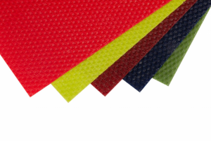 Mezistěny na svíčky z včelího vosku - barevné 39x24 cm  1 ks