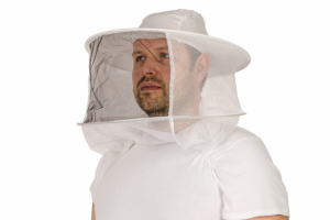 Včelařský klobouk Speciál, bílá a černá síťka