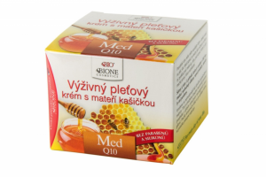 Výživný pleťový krém s mateří kašičkou Med + Q10 Bione cosmetics