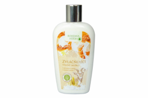 Zvláčňující tělové mléko med a kozí mléko Bohemia herbs 250 ml