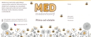 Etiketa na sklenici - 3 louka - Med medovicový