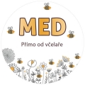 Etiketa na víčko - 3 louka - Med