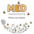 Etiketa na víčko - 3 louka - Med medovicový
