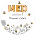 Etiketa na víčko - 3 louka - Med pastový