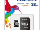  ADATA MicroSDHC karta 32GB Class 4 + SD adaptér 