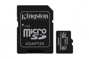  Kingston 32GB micSDHC Canvas Select Plus 100R A1 C10 Card + SD adaptér 