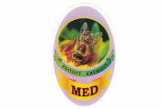 Samolepicí etiketa Med pastový - krémový